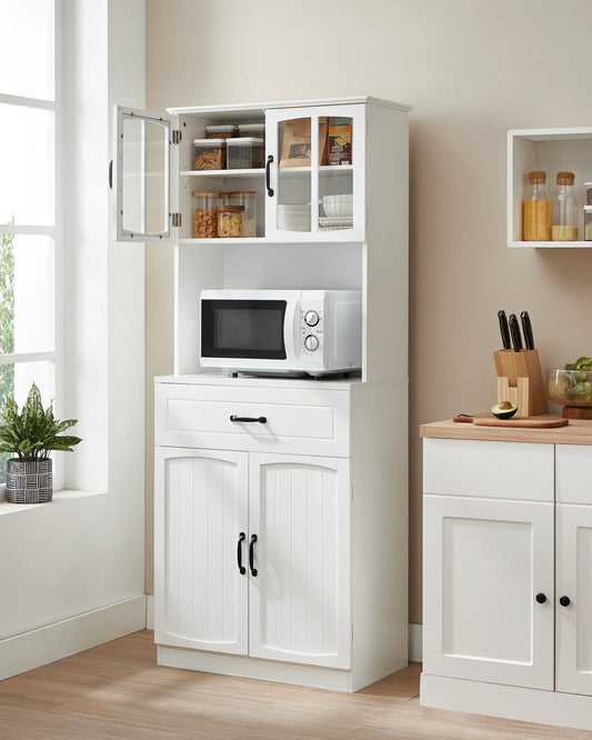 VASAGLE Buffet Multi-purpose wardrobe, storage wardrobe, adjustable shelves