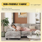Compact U-Shaped Sofa