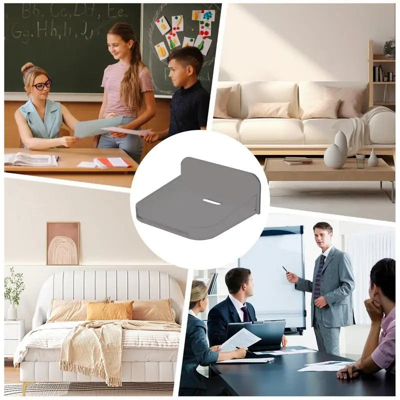 1PCS Surveillance Camera Shelf Acrylic Adhesive Wall Mount Stand Storage Rack For Small Items In Living Room Bathroom Bedroom