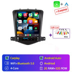4G+64G Stereo Android 15 For Chevrolet Cruze J300 2008-2014 for Tesla Style Car 4G GPS Navi Player Radio Carplay 2 Din Autoraido