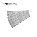 1105Pcs F15/F20/F25/F30 Nail Gun Straight Brad Nails 304 Stainless Steel Stapler Nailer Staples For Woodworking Furniture DIY
