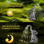 Elephant Solar Garden Light Elephant Hanging LED Solar Lantern Solar Elephant IP44