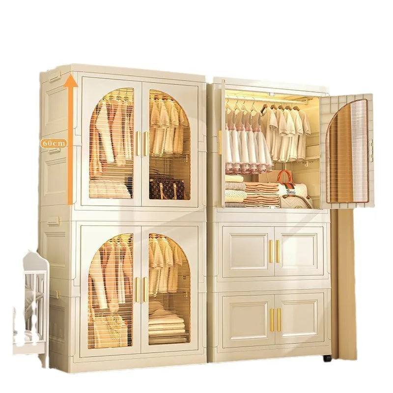 Dressers Bedroom Furniture Home Folding Wardrobe Household Children Wardrobe Home Bedroom Dwvo Storage Drawer Storage Cabinet
