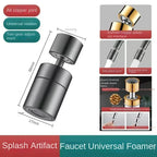 Kitchen kitchen basin pool all copper faucet universal anti-splash head universal joint can rotate shower bubbler