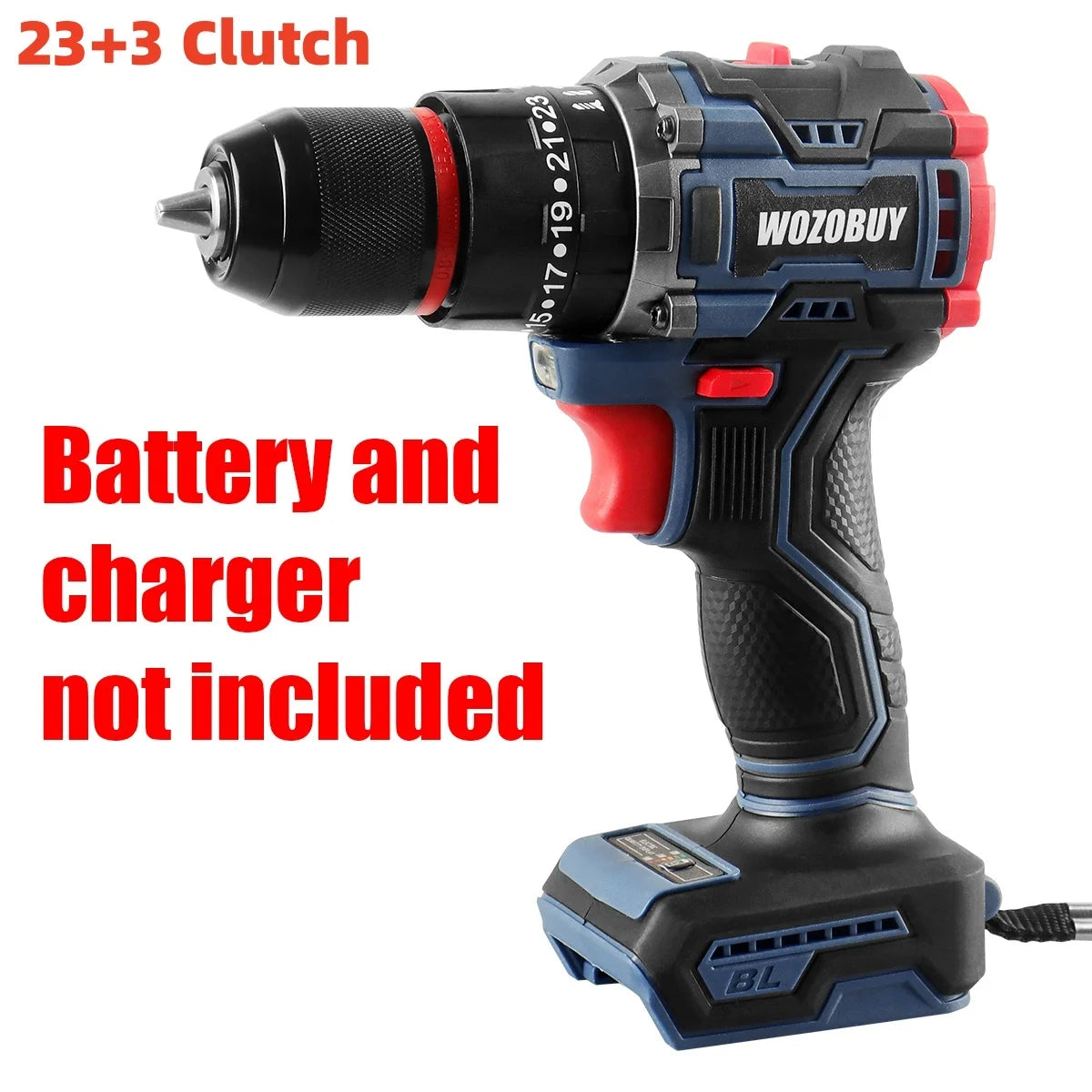 16.8V/21V Cordless Drill ,10MM 3/8'' Keyless Chuck,1.3Ah Li-Ion Battery,2 Variable Speed for assembling, repairing and DIY