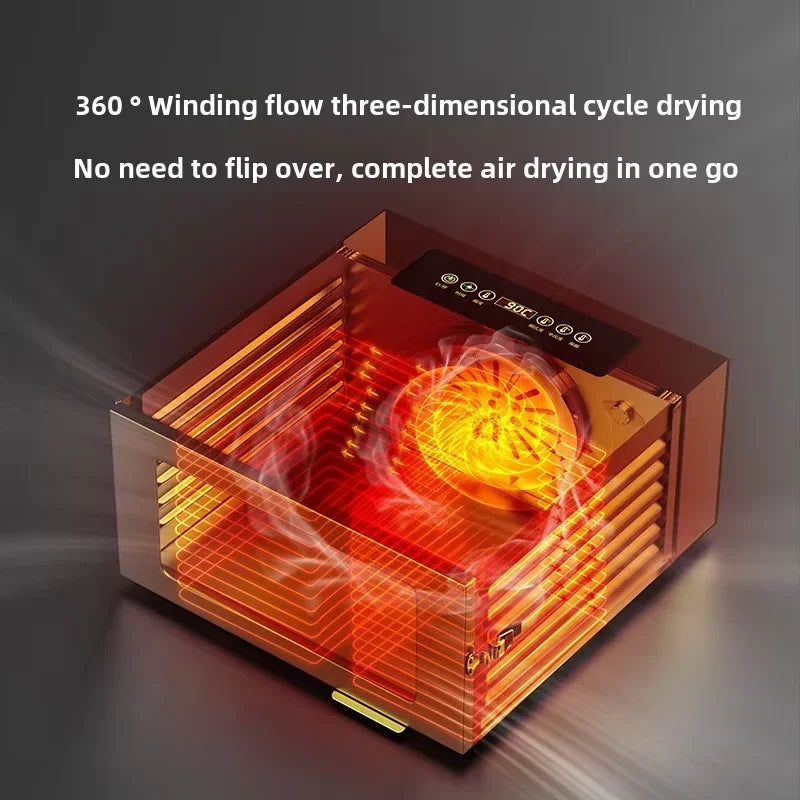 6-Layer Large-Capacity Domestic Food Dehydrator Energy-Saving And Efficient Suitable For Drying Fruits Vegetables And Meat