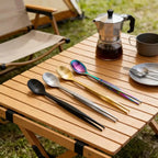 Kitchen Tableware Set Stainless Steel Western Knives Forks Dessert Spoons Food Clips Steak Tweezers