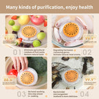 Fruit and Vegetable Washing Machine IPX7 Purifier with Wireless Charging & OH-ion Purification Technology for Vegetables