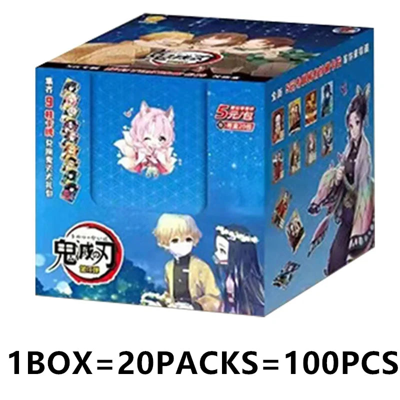 Douqu Original Demon Slayer English Version Trading Card Full Series Anime Collection Card Board Game Children's Toys Gift