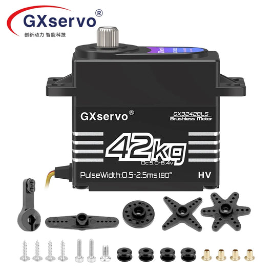 GXservo QY3242BLS 42KG Brushless Motor 180 Degree Metal Gear Digital Servo for RC 1/8 1/10 1/12 crawler car
