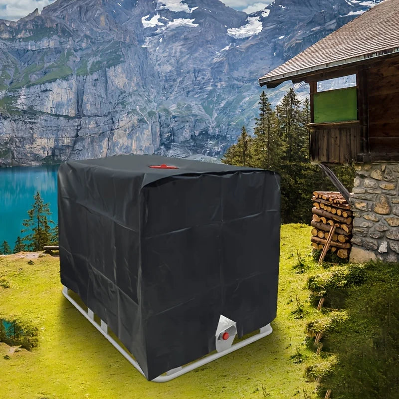 IBC Bucket Cover, Water Tank Protective Cover Outdoor Garden IBC Tons Rain Bucket Protective Cover