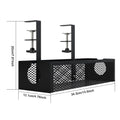 Under Table Cable Management Rack Heavy Duty Wire Management Tray Adjustable Thickness Under Desk Cord Organizer for Home Office