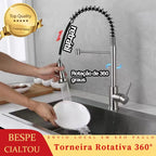 Gourmet Mobile Mixer Mono Command Spray Faucet with Articulated Spray