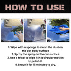 Automotive Coating Ceramic Spray To Clean Water Stains And Dirt To Red