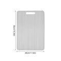 304 Stainless Steel Panel Titanium Cutting Boards for Kitchen Thickened Double Sided Cutting Board Portable Cutting Board