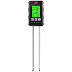 6 in 1 High Accuracy Soil Tester pH Temperature Humidity Sunlight Air Moisture Nutrient Fertility Meter Gardening Planting Tool
