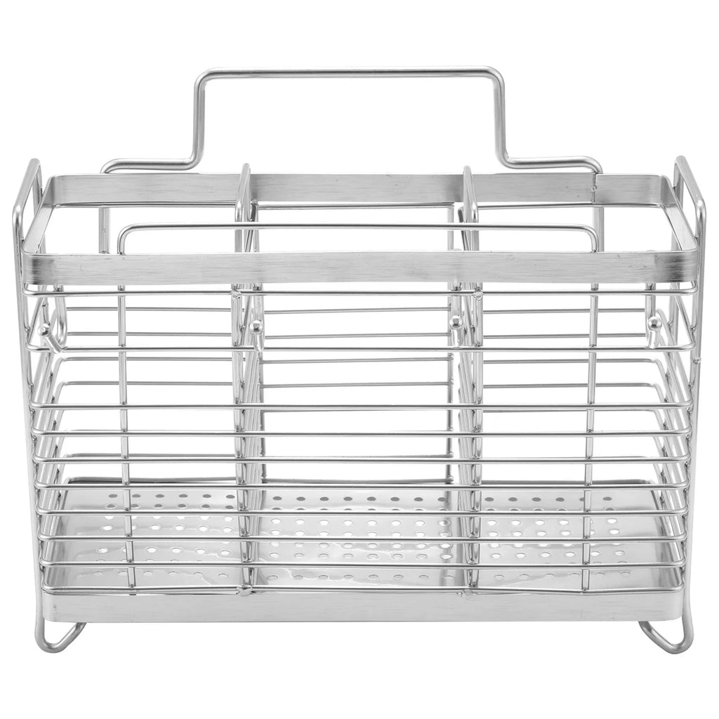 [CLOS] Kitchen Hanging Stainless Steel Chopsticks Spoons Fork Cutlery Holder Organizer Rack Drainer Storage