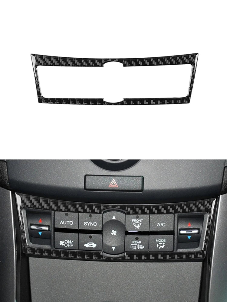 Brand New ABS Carbon Fiber Decorative Car Various Parts Cover Trim Sticker For ACURA TSX 2009-2014 Interior Accessories Stickers