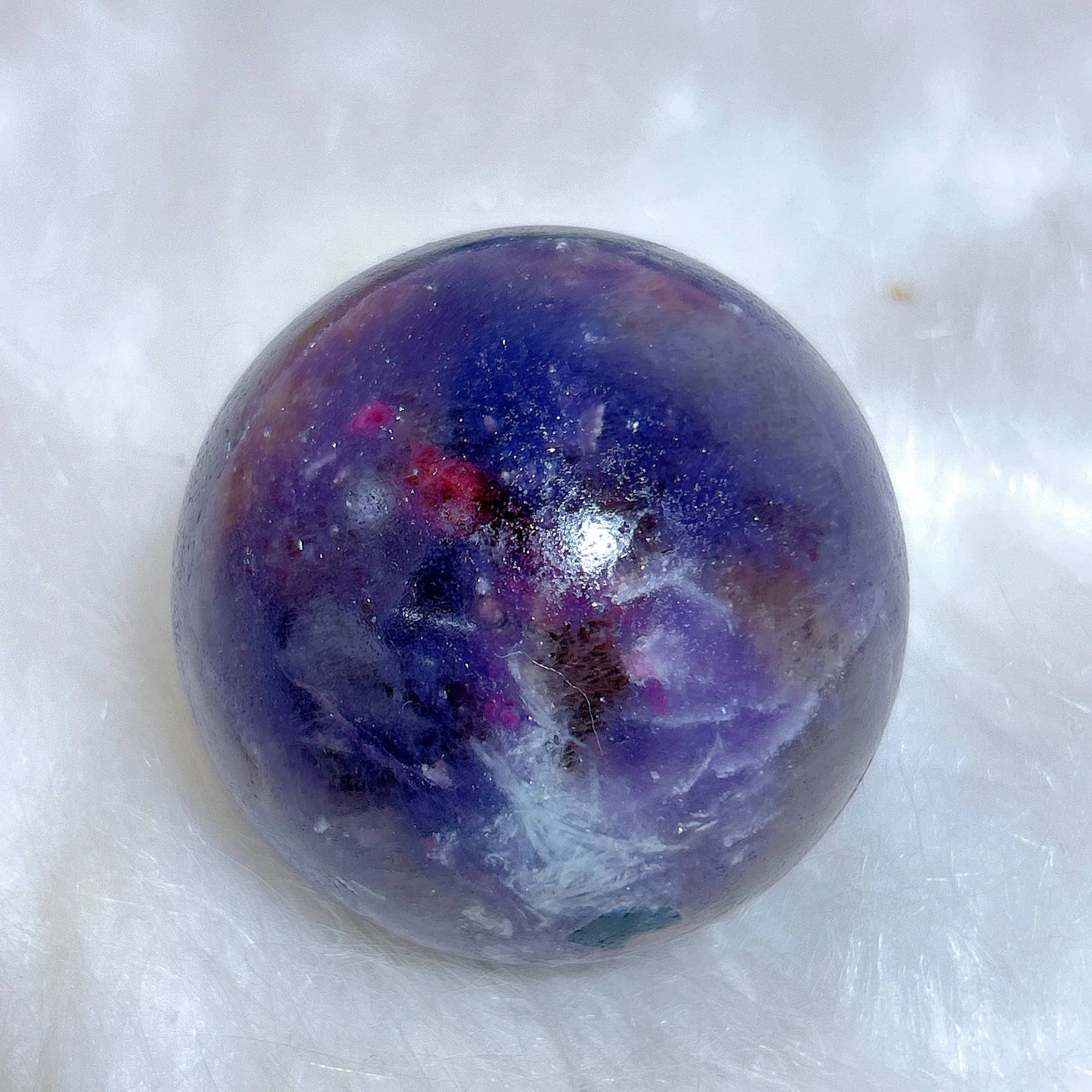 Healing Natural Crystals Unicorn Stone Pink Tourmaline Sphere Polished Gemstones Ball Home Decorations Room Decor Gift