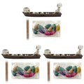 Skull Boat Incense Burner Halloween Decoration Skeleton Incense Holder Tabletop Ornament for Desk Table Cabinet Office Gift