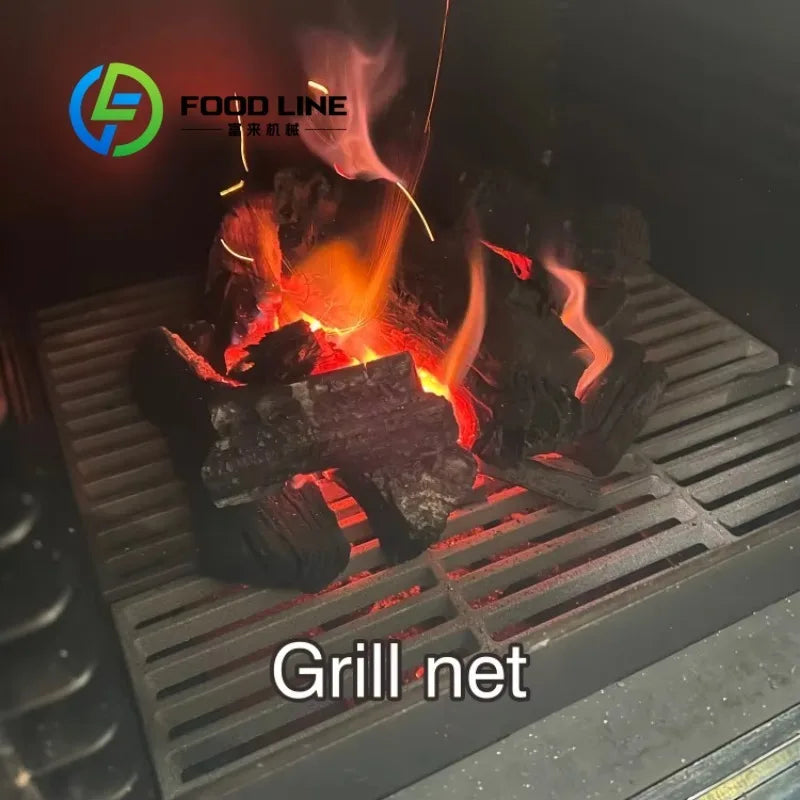 Commercial Kitchen Equipment Kabab Grill Machine BBQ Meat Charcoal Broiler Grill Oven With/Without Cabinet for Restaurant