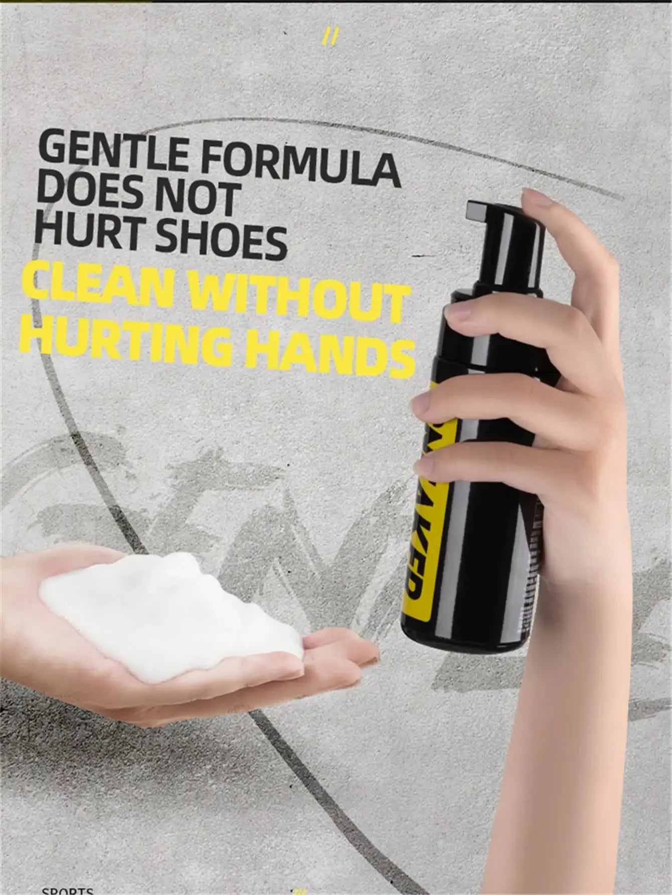 1set Shoe Cleaning Kits Set Sports Shoes Cleaning Dry Cleaning Spray Set Small White Shoes Shoes Cleaning Set Shoe Cleaner Kit