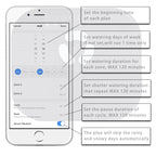 8 Station WiFi Indoor Smart  Sprinkler Controller and solenoid valve Irrigation System Remote Control by Phone Works with Alexa