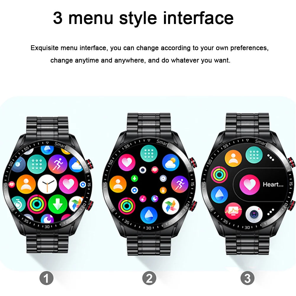 2026 New Classic Smart Watch Men Women ECG+PPG HD Screen Bluetooth Call GPS Tracker Heart Rate IP68 Waterproof Sports Smartwatch