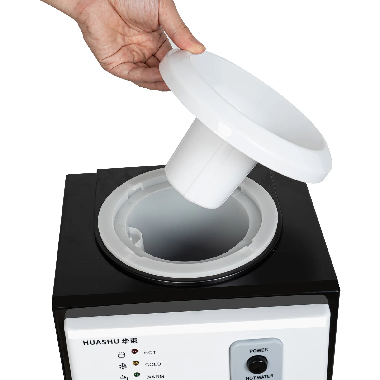 5 Gallon Top Loading Water Cooler Dispenser Freestanding Countertop Hot & Cold Water Dispenser for Home Office Dorm