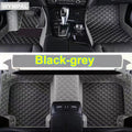 Car Floor Mats For Nissan Leaf ZE1 2018~2022 Luxury Leather Mat Durable Pad pets Interior Parts Rugs Set Accessories 2019