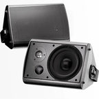 Herdio 6.5‘’ 2PCS Wall Mounted Speaker 400W Passive Outdoor ABS Material Speaker System Applicable To living Room Garage Patio