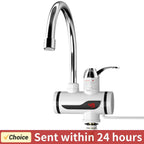 Electric Hot Water Heater Faucet 3000W Hot Cold Mixer Tap 360 Degree Rotation Tankless Water Heater Digital for Kitchen Bathroom