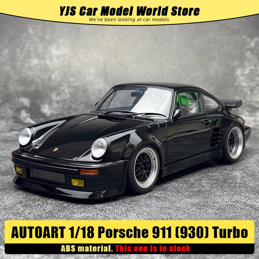 AUTOART 1/18 scale Porsche 911 (930) Turbo Sports car model Static display Collection