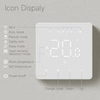 Beok WIFI Thermostat Tuya Smart Home Electric Heating Warm UnderFloor Gas Boiler Digital LED Temperatur Controller Alice Alexa