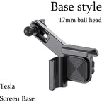 Car Mobile Phone Holder Universal Car Display Screen For BYD Tesla Model 3/Y/S/X Scalable Phone Stents 360 Rotatable GPS Bracket