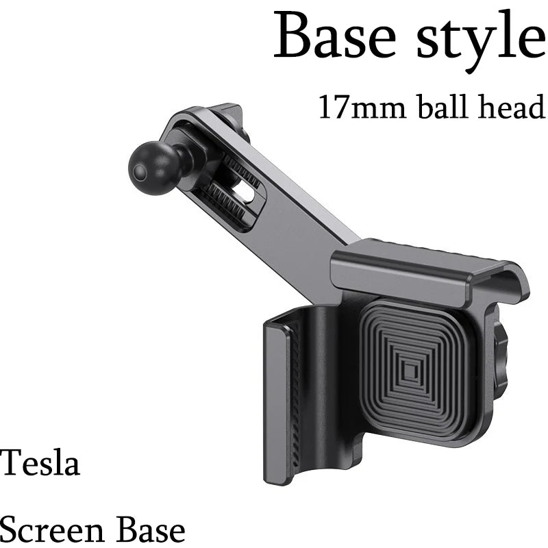 Car Mobile Phone Holder Universal Car Display Screen For BYD Tesla Model 3/Y/S/X Scalable Phone Stents 360 Rotatable GPS Bracket