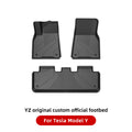 YZ For Tesla Floor Mats Model 3 Y Highland 2021-2024 Car Four Seasons Waterproof Non-slip Floor Mat TPE Special Car Accessories