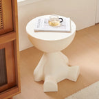 Modern Round Matte Coffee Table - Side Table & Nightstand