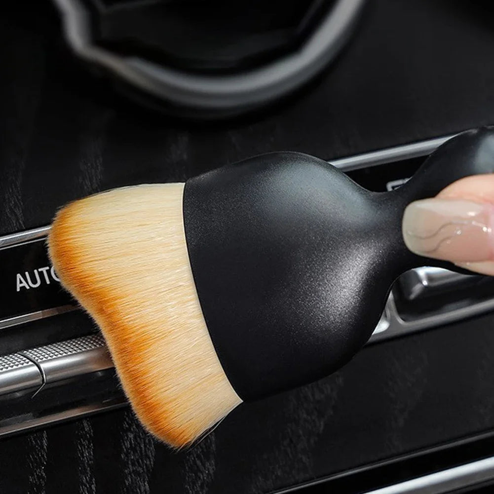 Car Interior Cleaning Brush Scratch Free Air Conditioning Outlet Cleaning Brush Soft Bristles Detailing Brush Car Cleaning Tool