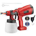 1000ML Cordless Spray Gun For Milwaukee 18V Battery Electric HVLP Rechargeable Paint Sprayer For Car Home Windows Power Tool