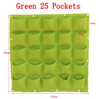Black Green Wall Hanging Planting Bags Flower Pot Grow Bag Garden Planter Vertical Suculentas Plant Pot Home Decor Accessories