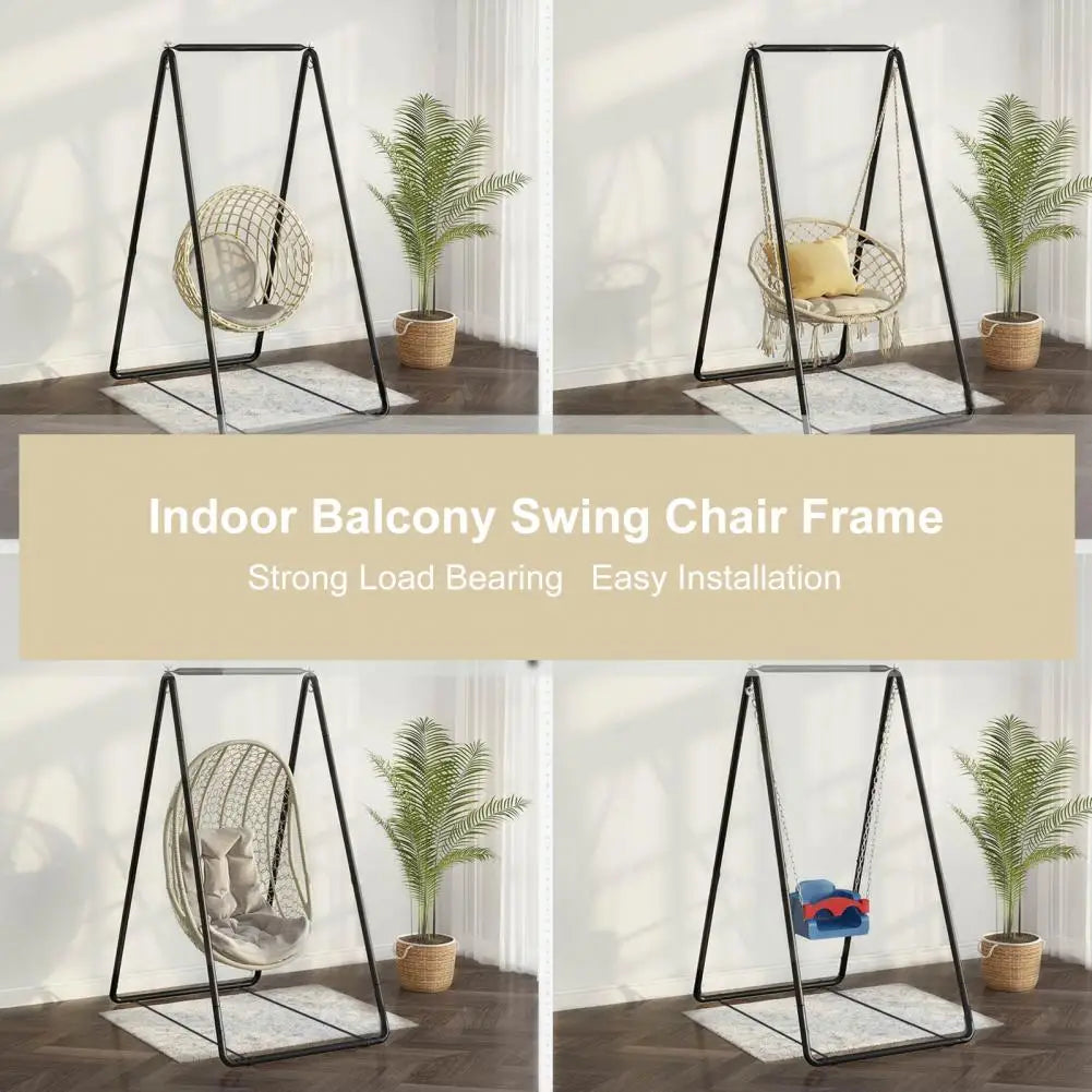 A-Shaped Metal Hammock Chair Stand - Heavy Duty, Anti-Deform Swing Seat Rack (Stand Only) | AlluCanFind