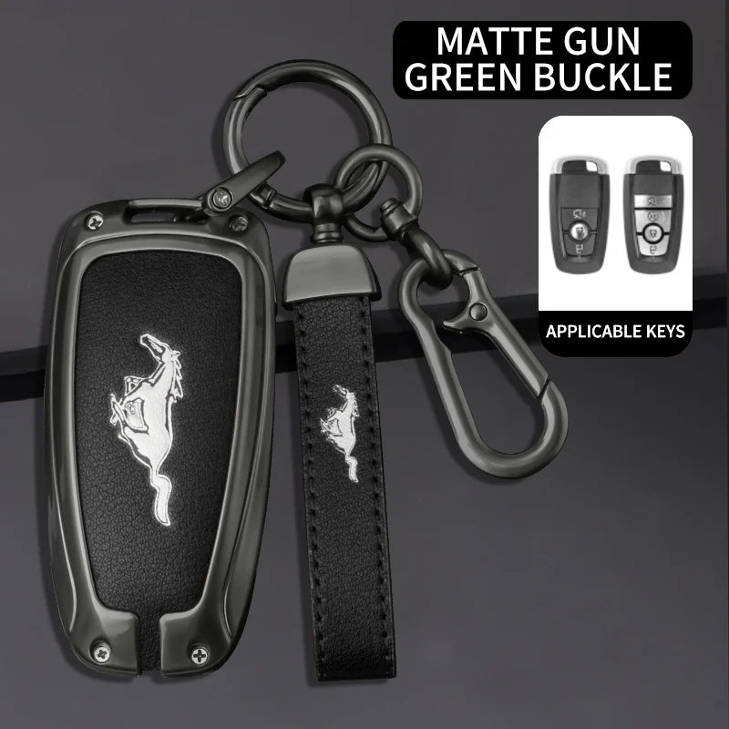 Zinc alloy Car Smart Key Case Cover Protector Shell Fob For Ford Fusion Mondeo Mustang Edge Expedition EXplorer F-150 F-250 F-35