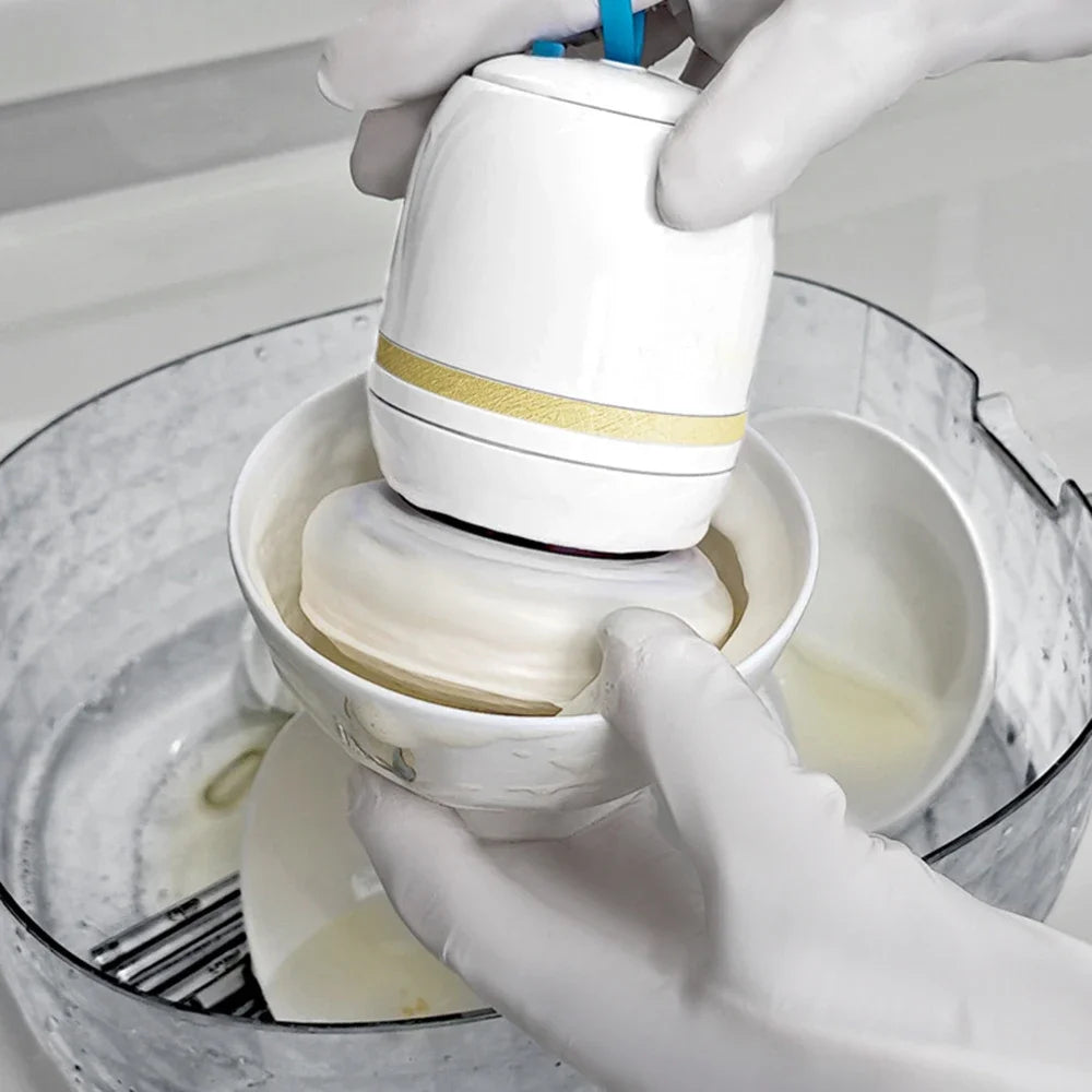 Electric Cleaning Decontamination Dishwasher Balls Portable USB Rechargeable Powerful Stain Removal Quick and Easy