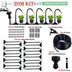 5-20M Universal Atomization Sprinkler Automatic Watering Kits 5M/10M with 20cm Rotating Copper Nozzle Balcony Rainforest Spray