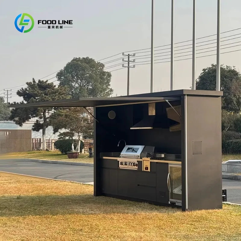 Customized Wholesale Stainless Steel Outdoor Kitchen Gas Grill Kitchen Cabinet and BBQ Grill