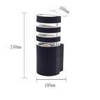 E27/GU10 Outdoor Lights Lighting Wall Light Waterproof Up Down Aluminum Garden Light Double Head Wall Lamp Corridor Lighting