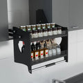 Kitchen Lift Basket Cabinet Pull Down Shelf Folding Plush Storage Shelves Luxury Large Wall Organizer Baskets Kitchen Organizers