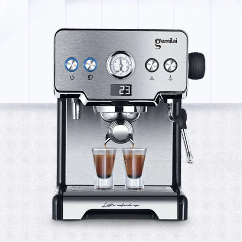 household coffee machine Italian semi-automatic pump-pressed coffee machine Multi-function milk coffee Suitable for beginners