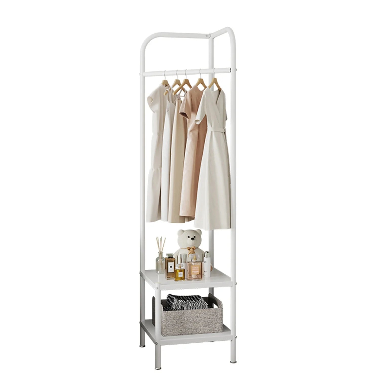 Metal Corner Coat Rack,Freestanding Coat Stand,Clothes Rack Clothes Stand,Clothing Rack Coat Hanger Stand for Entryway Hallway